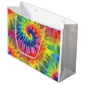 Tie dye large cadeauzakje (Voorkant Gekanteld)