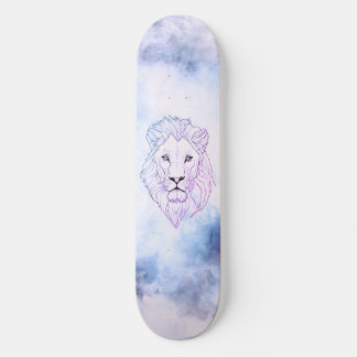 Tie-dye leeuwen skateboarden skateboard