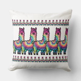 Tie Dye Llama Kussen