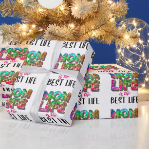 Tie Dye Mam Life is het beste leven Cadeaupapier