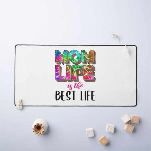 Tie Dye Maman La vie est la meilleure vie (Tableau pour enfants)