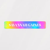 Tie Dye Meisjes Naam Label (Design 1)