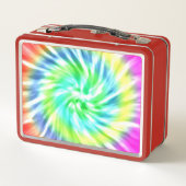 Tie Dye Metal Lunch Box (Achterkant)