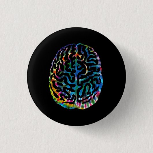 Tie Dye Mind Button (Voorkant)