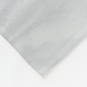 Tie Dye | Modern minimalistisch grijs monogram Fleece Deken (Hoek)