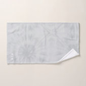 Tie Dye | Monogramme gris minimaliste moderne (Serviette à main)