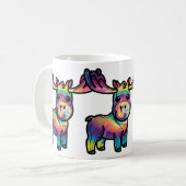 Tie Dye Moose Koffiemok (Voorkant links)