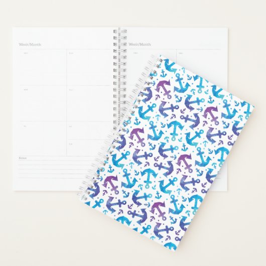 Tie Dye Motif Ancre (Devant avec enveloppe)