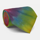 "Tie Dye" Necktie Fun Time Stropdas (Opgerold)