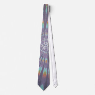 Tie Dye Neckties Big Swirl Stropdas