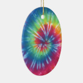 Tie Dye One Keramisch Ornament (Rechts)