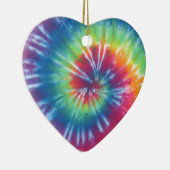 Tie Dye One Keramisch Ornament (Rechts)
