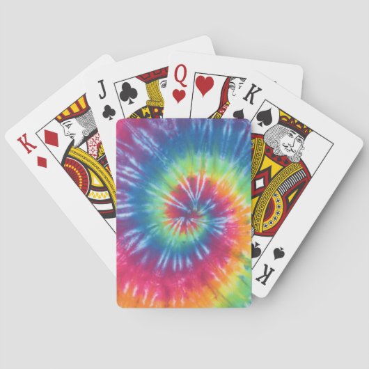 Tie Dye One Pokerkaarten (Achterkant)