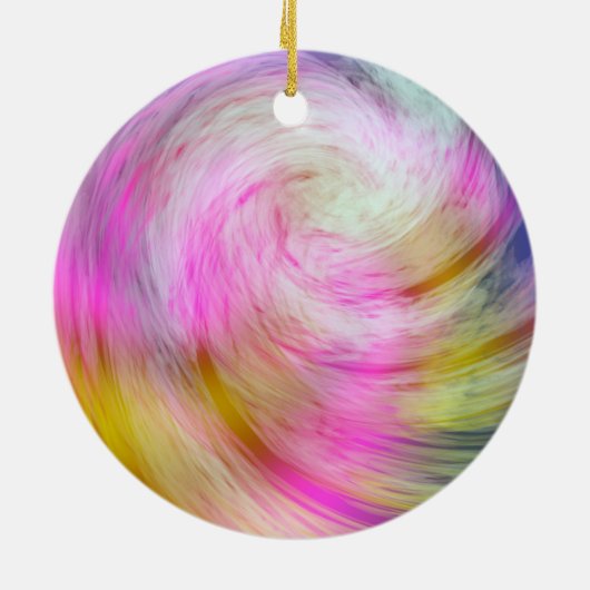 Tie Dye Ornement de Noël (Dos)