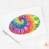 Tie Dye Ovale Sticker (Envelop)