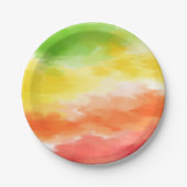 Tie Dye Papieren Bordje (Voorkant)