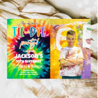 Tie Dye Party Hippy Bright Colors Boy Birthday