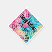 Tie Dye Party Papier Servet (Hoek)