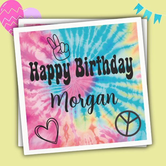 Tie Dye Party Papier Servet