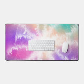 Tie Dye Pastel Aquarelle rose orange Turquoise vio (Clavier et souris)