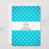 Tie Dye Pastel Fille Anniversaire Fête Invitation (Dos)