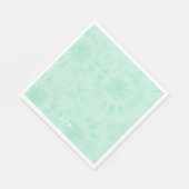 Tie Dye | Pastel Mint Green Monogram Servet (Hoek)