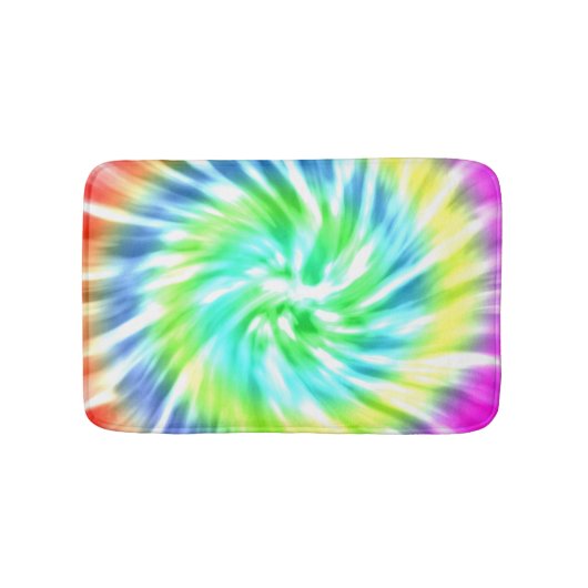Tie Dye Pattern Bath Mat (Voorkant)