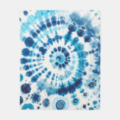 Tie Dye Pattern Fleece Deken (Voorkant)