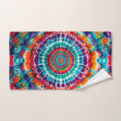Tie Dye Pattern Multi kleur Bad Handdoek (Handdoek)