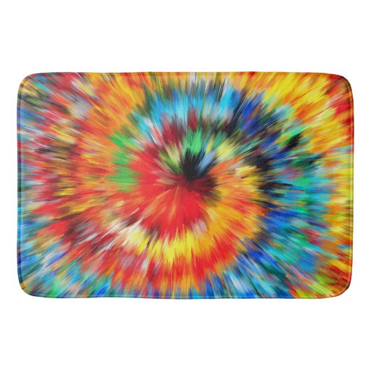 Tie Dye Pattern Placemat Badmat (Voorkant)