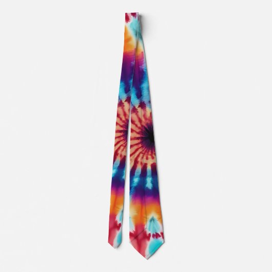 Tie Dye Pattern Stropdas (Achterkant)