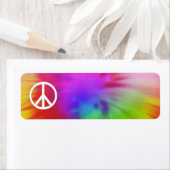 Tie Dye Peace Label (Insitu)