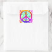 Tie Dye Peace Sign Design Sticker (Tas)