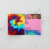 Tie Dye/Peace Signes Mix Invitation ! (Intérieur)