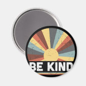 Tie Dye Peace Symbol Hippie Magneet (Voorkant / Achterkant)