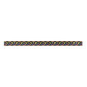 Tie Dye Peace Symbol Ribbon Lint (Voorkant)