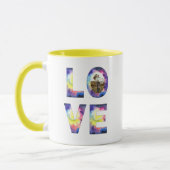 Tie Dye Photo Love Mug (Gauche)