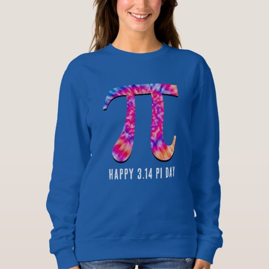 Tie Dye Pi Day Trui (Voorkant)