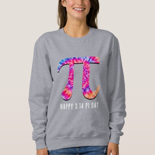 Tie Dye Pi Day Trui (Voorkant)