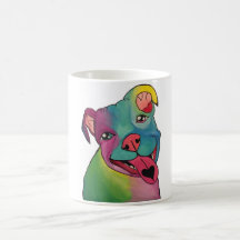 Tie Dye Pit Bull Mok