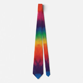 Tie Dye Rainbow-kleuren Stropdas