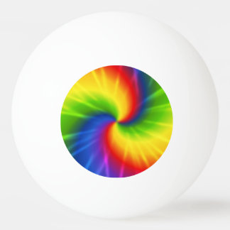 Tie Dye Rainbow Pattern Pingpongballen