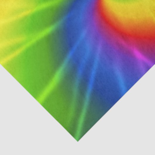Tie Dye Rainbow Pattern Tissuepapier (Detail)
