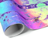 Tie Dye Rainbow Print Wrapping Papier (Rol Hoek)