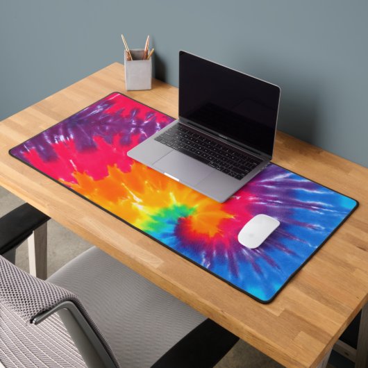Tie Dye Rainbow Retro Design Bureaumat (Kantoor 2)
