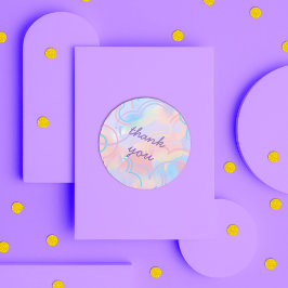 Tie Dye Rainbow Ronde Sticker