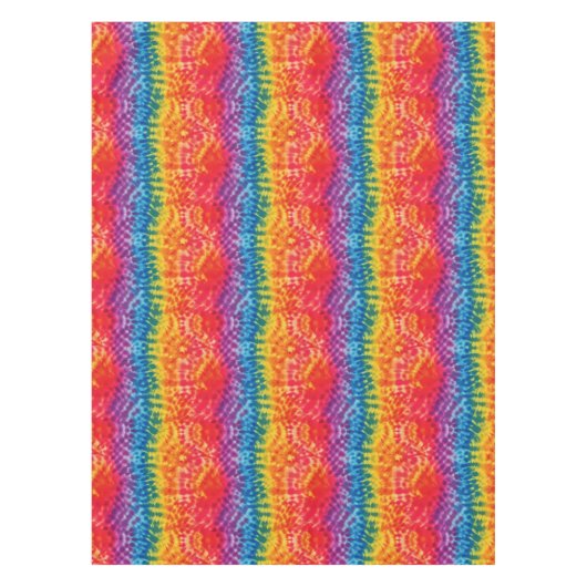 Tie Dye Rainbow Stripes Nappe (Devant)