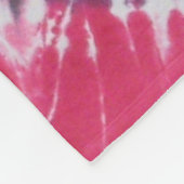 Tie Dye Rainbow Swirl Fleece Deken (Hoek)