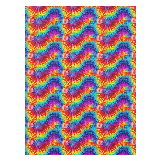Tie Dye Rainbow Swirl Nappe (Devant)