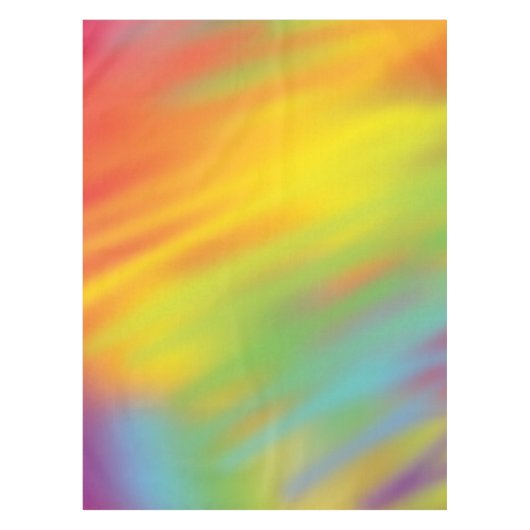 Tie Dye Rainbow Tafelkleed (Voorkant)